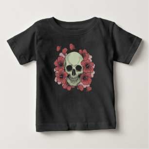 Floral Skull Dia de los Muertos Shirt