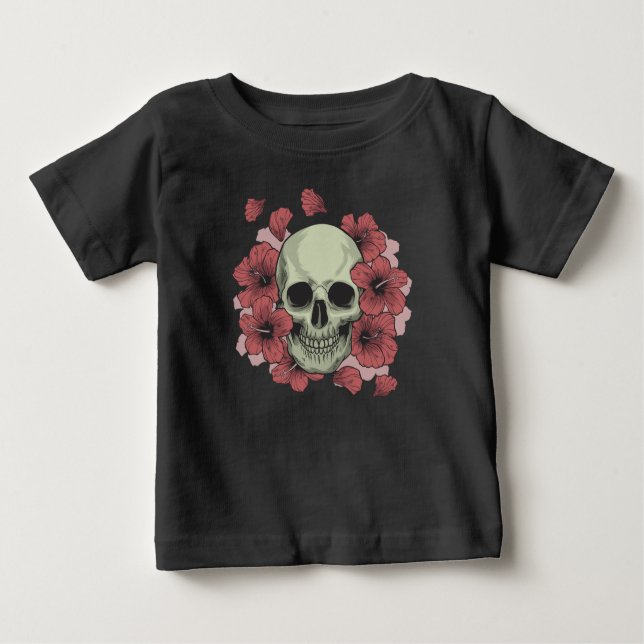 Floral Skull Dia de los Muertos | Shirt (Front)