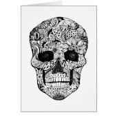 Floral Skull Doodle (Front)