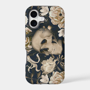 floral skull iPhone 17 case