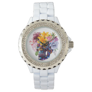 FLORAL SKULL RADIANCE WATCH