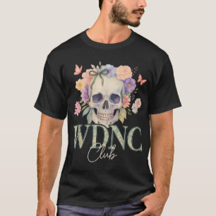 Floral Skull Style T-Shirt