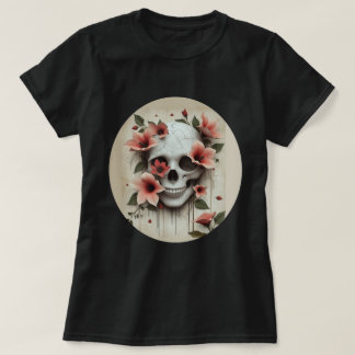 Floral Skull T-Shirt