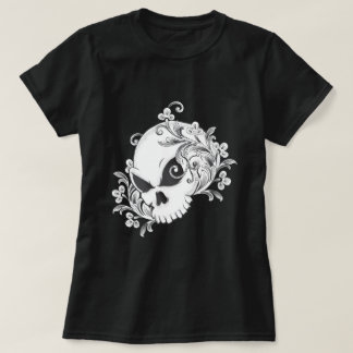Floral Skull T-Shirt