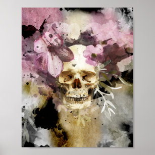 Buy Halloween Floral Skull Printable Wall Art, Spooky Halloween Decor,  Vintage Skull Halloween Print, Halloween Poster Sign, Instant Download  Online in India 