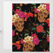 floral Skulls (Front/Back)