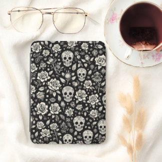 Floral skulls kindle cover