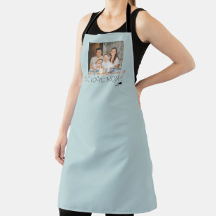 Floral Sky Blue and Mothers Day Apron