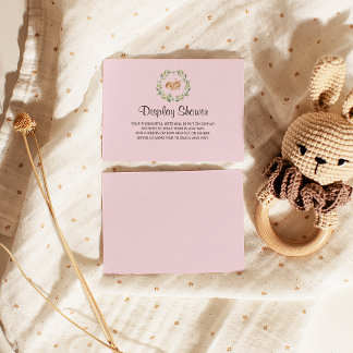 Floral Sleeping Deer Girl Display Shower Enclosure