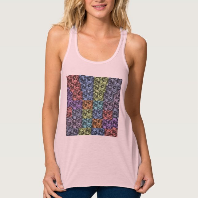 Floral Slim Fit Top - Multi-Colored (Front)