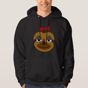Floral Sloth Animal Halloween Costume Hoodie
