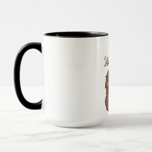 Floral Sloth Art Mug