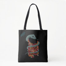 Floral Snake Wrap - Your Initials