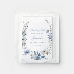 Floral Something blue before i do Bridal Shower Tea Bag Drink Mix
