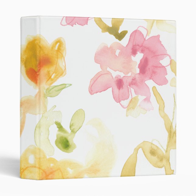 Floral Song I 3 Ring Binder (Front/Spine)
