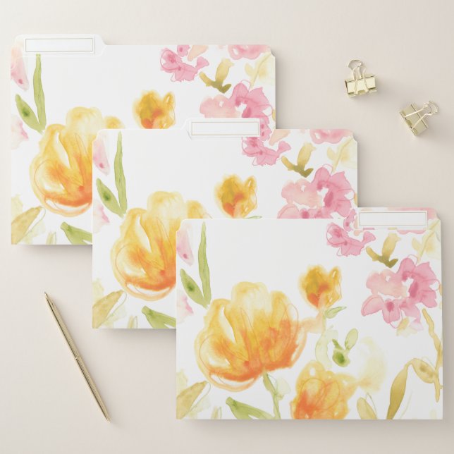 Floral Song I File Folder (Set)