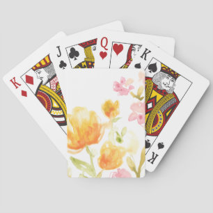Floral Song I Poker Cards
