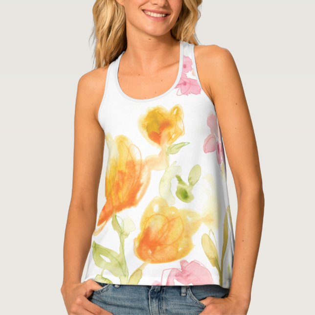 Floral Song I Tank Top (Front)