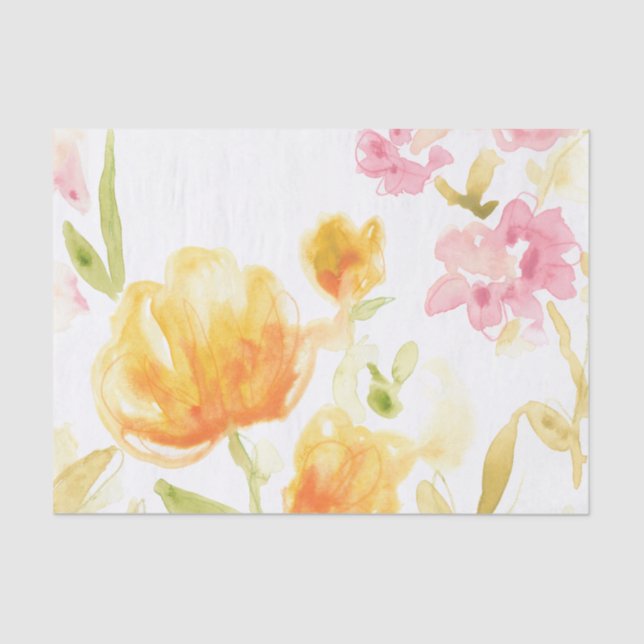 Floral Song I Tissue Paper (Front)