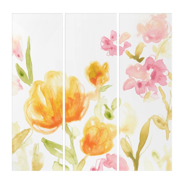 Floral Song I Triptych (Front)