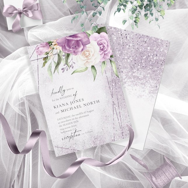 Floral Sparkles Wedding Mauve ID889 (Creator Uploaded)