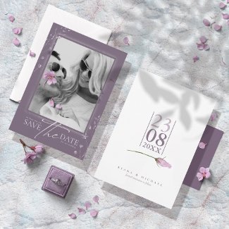 Floral Sparkles Wedding Mauve V2 ID889