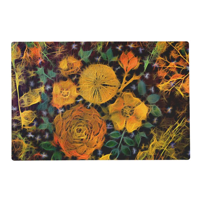 Floral Sparks Placemat (Front)