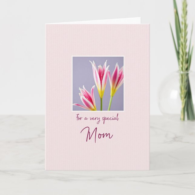 Floral Special Mom Card (Front)