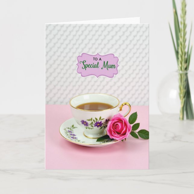 Floral Special Mum Card (Front)