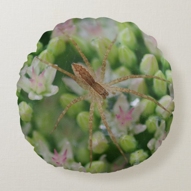 Floral Spider Pillow (Front)