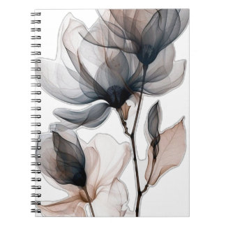 Floral Spiral  Notebook