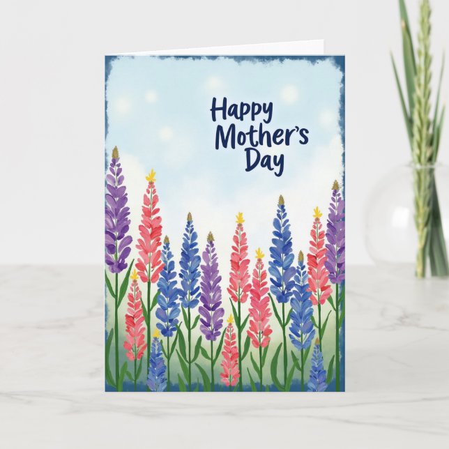 Floral Spire Mothers Day Card (Front)