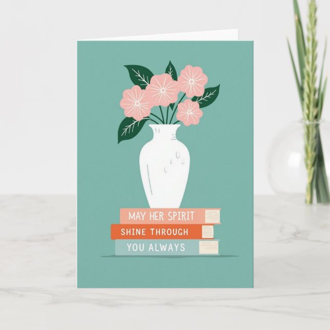 Floral Spirit Shine Through Card (Front)