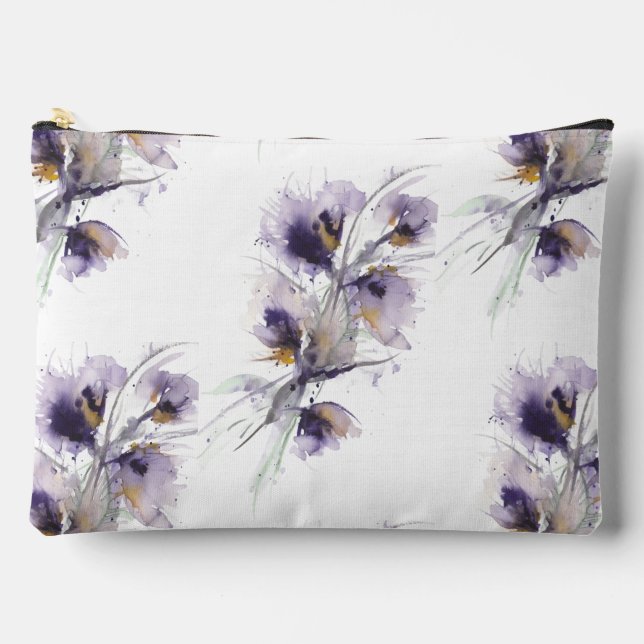 Floral Splash Toiletery Bag (Front)