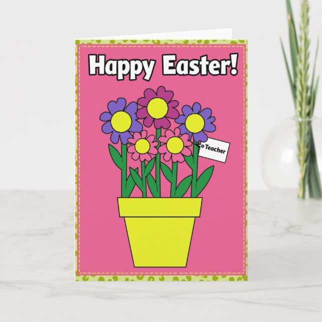 Floral Spotted Pattern Card (Front)