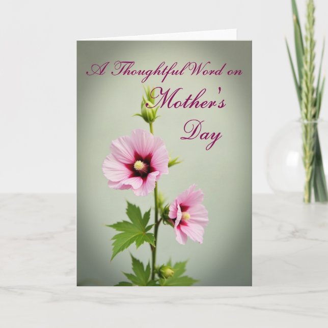 Floral Spray Mothers Day Card (Front)