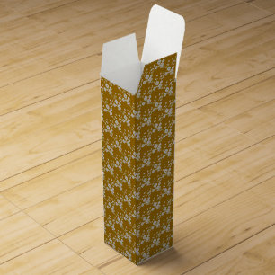 Floral Spray,Style 1-GOLD-WHITE 2-WINE GIFT BOX