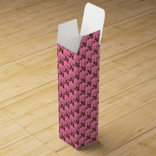 Floral Spray,Style 1-PINK-BROWN-WINE GIFT BOX