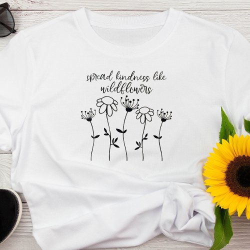 Floral Spread Kindness T_Shirt