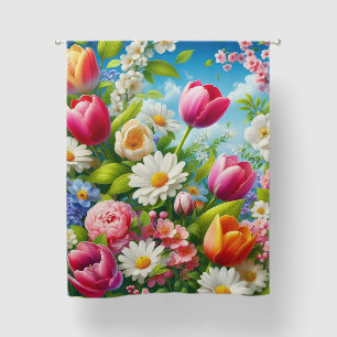 Floral/spring artwork  blackout curtains