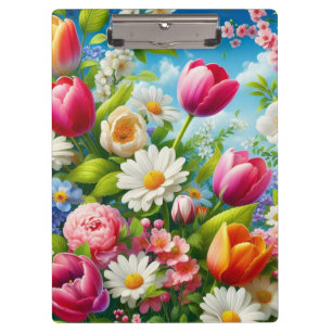 Floral/spring artwork clipboard