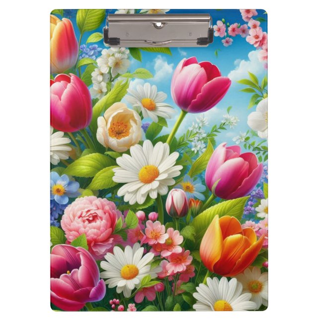 Floral/spring artwork  clipboard (Front)