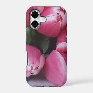 Floral Spring Bouquet of Pink Tulips, Flowers iPhone 17 Case
