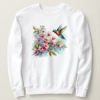 Floral/spring hummingbird artwork 