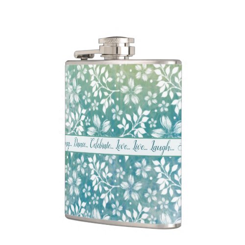 Floral Spring Moss Flask