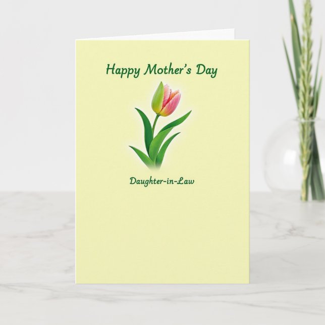 Floral Spring Mothers Card (Front)