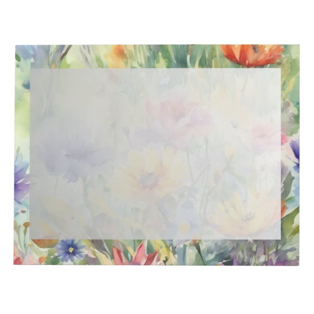 Floral Spring Notepad (Front)