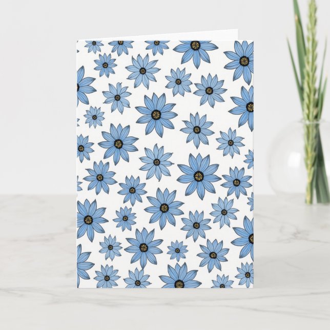 Floral Spring Pattern Card (Front)