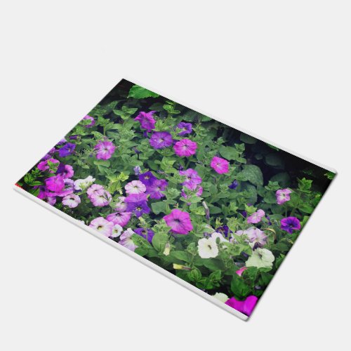 Floral Spring Summer Decor Petunia Flowers 2022 Doormat