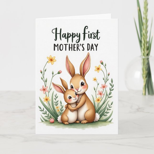 Floral Springtime Love Card (Front)